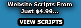 Website scripts from just $4.99